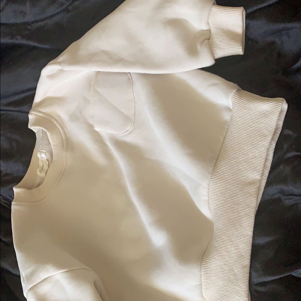 Kids cream crew neck